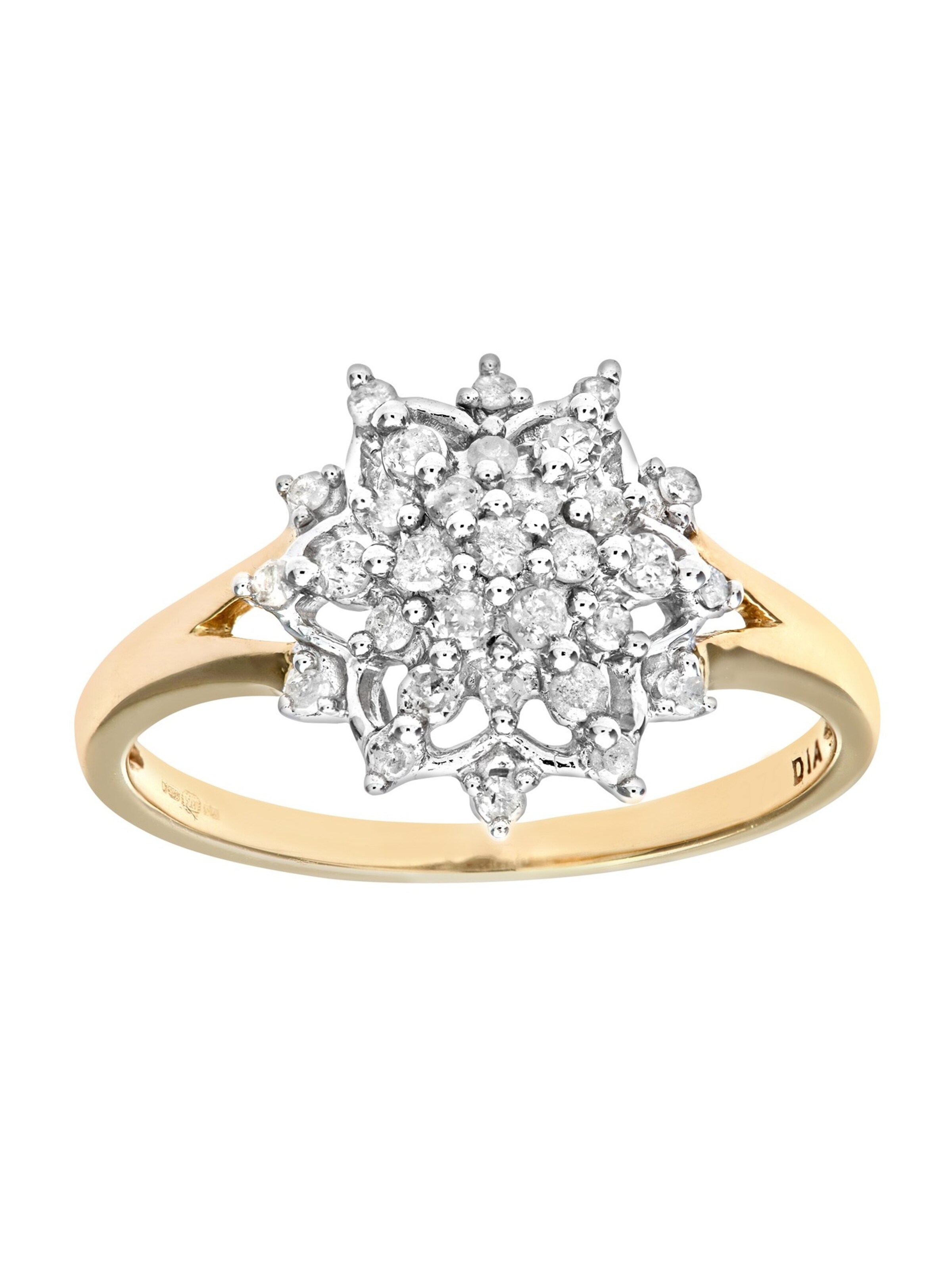 DIAMANT LETERNEL Ring in Gold: front
