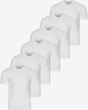 Ragman Undershirt 'Basic' in White: front