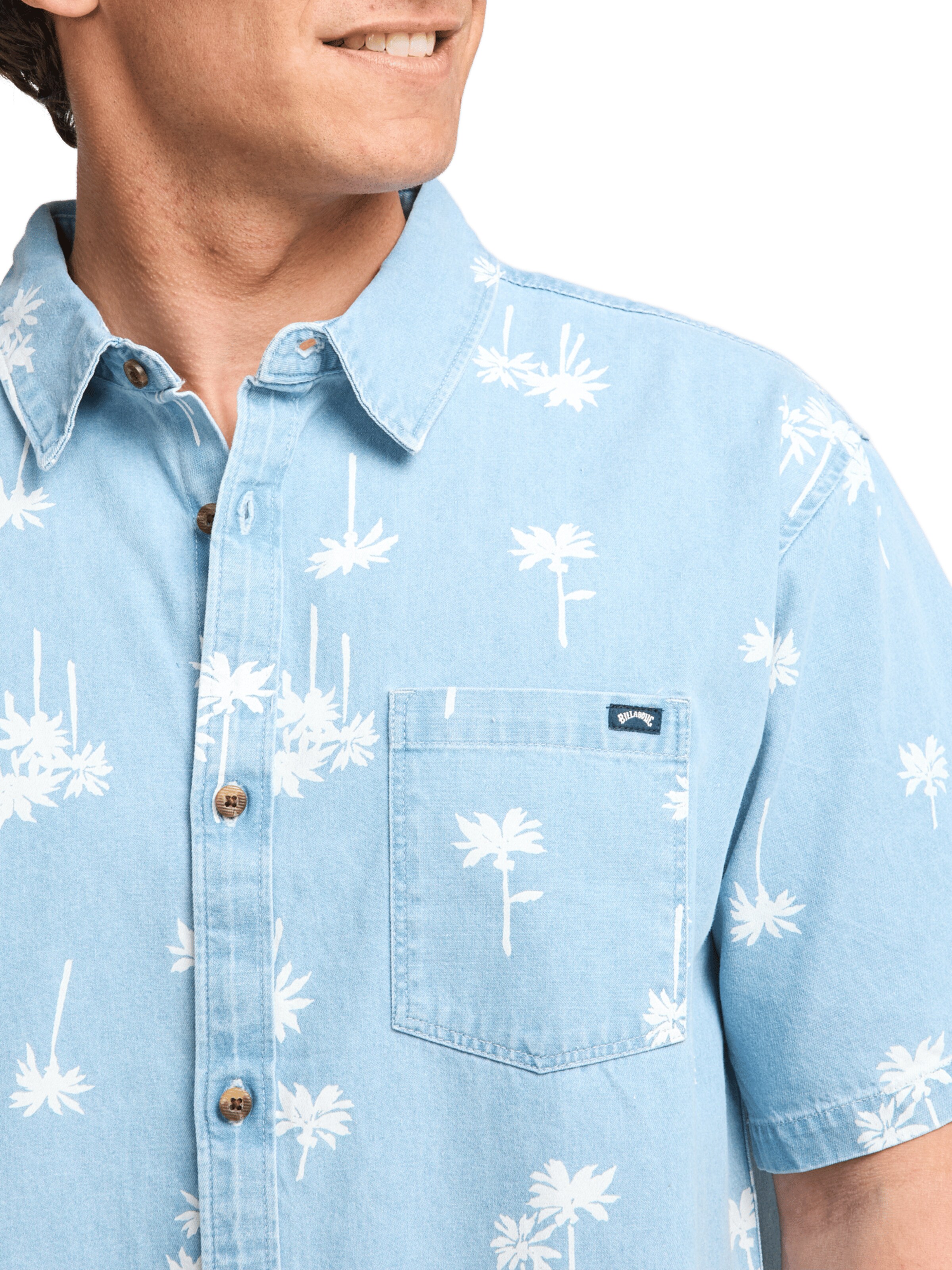 BILLABONG Comfort Fit Hemd 'Sundays' in Blau