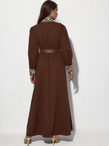 MSN Collection Kleid in Braun