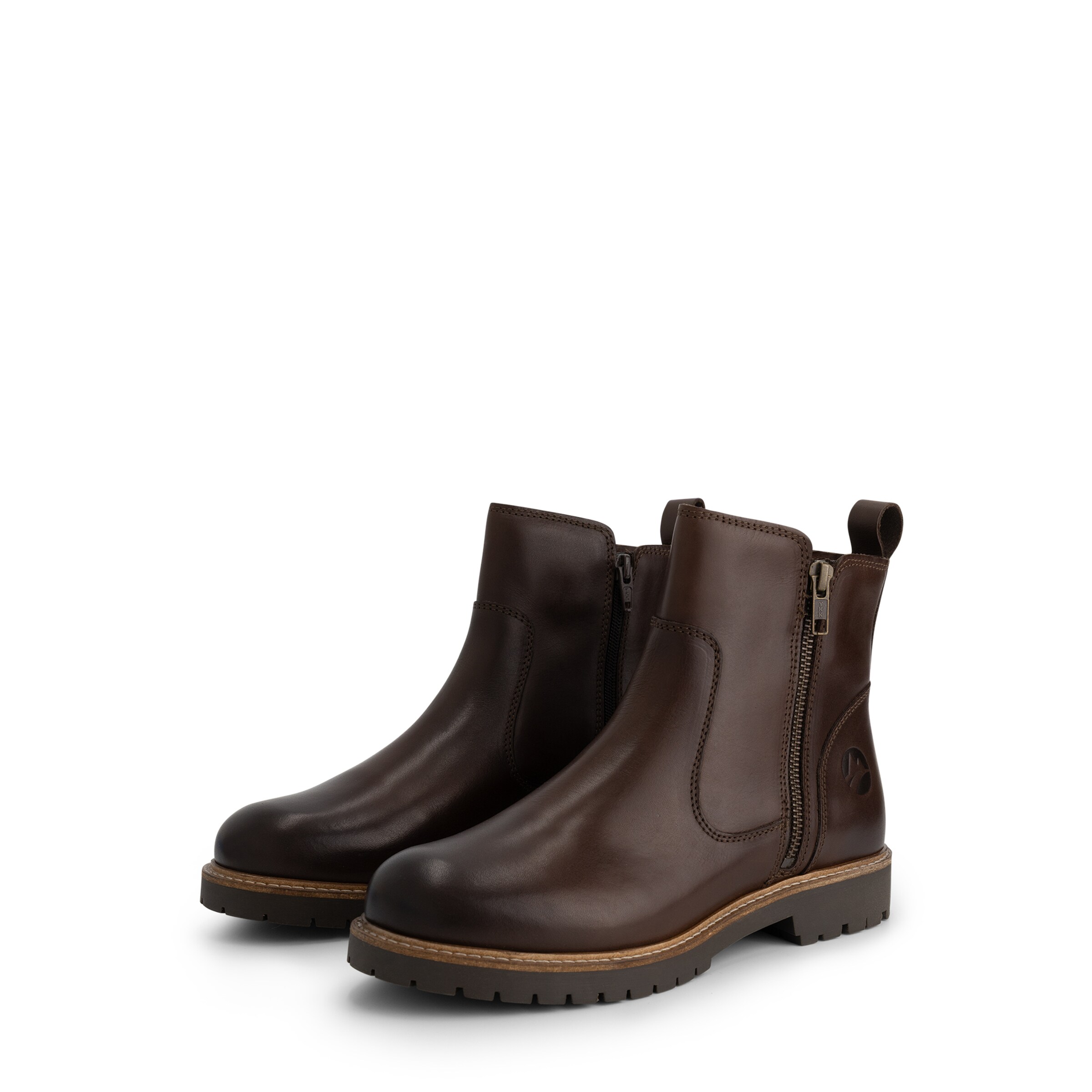Travelin Bootie 'Karup' in Brown