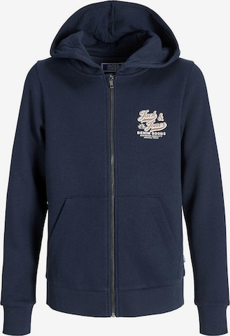 Sweat 'JJELogo' JACK & JONES en bleu : devant