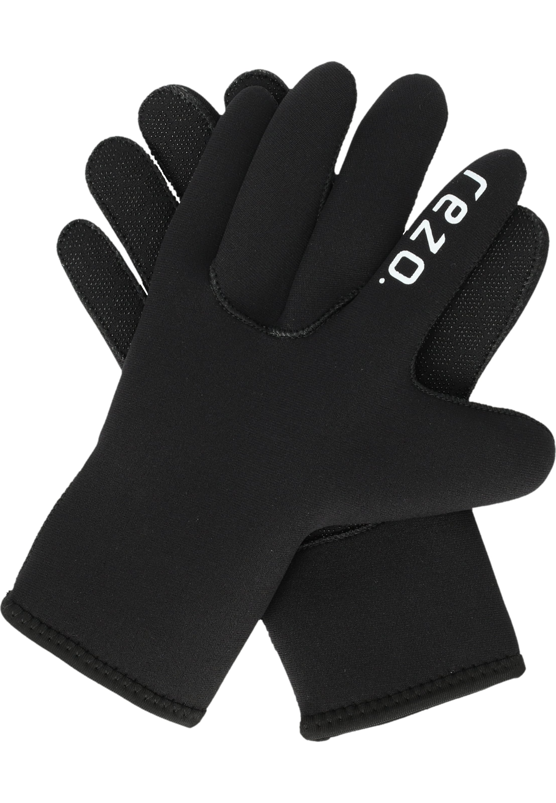 Rezo Full Finger Gloves 'Rutland' in Black