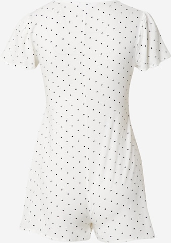 Miss Selfridge Petite - Macacões 'MONO' em branco