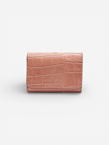 Cheval Firenze Wallet 'COSMO MINI CROC' in Pink: front