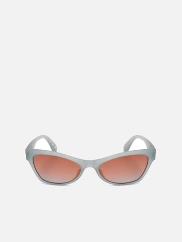 ADIDAS ORIGINALS Zonnebril 'Adidas Original OR0010 Shiny black 54/16/135 Women Sunglasses' in Blauw: voorkant
