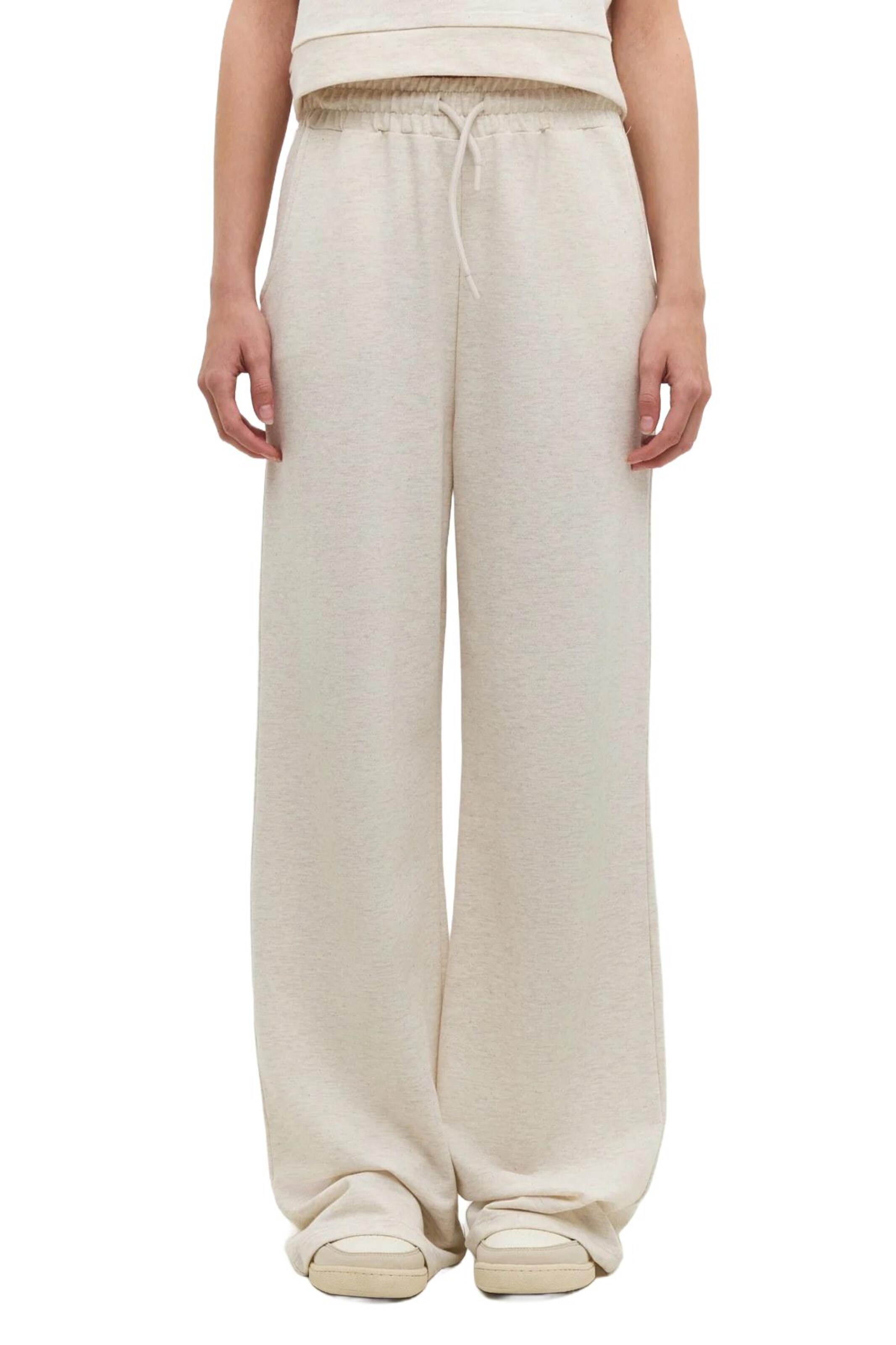 No Matter What Loose fit Pants in Beige: front