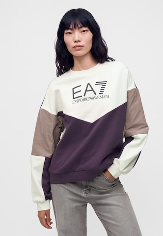 purpurinė EA7 Emporio Armani Megztinis be užsegimo