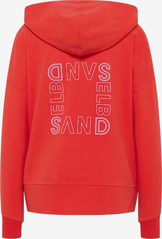 Sweat-shirt Elbsand en rouge