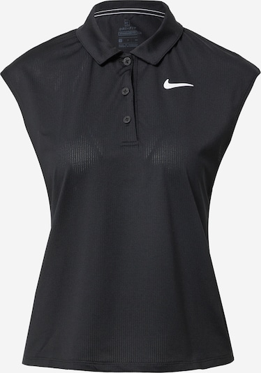 NIKE Funkcionalna majica 'Victory' | črna / bela barva, Prikaz izdelka
