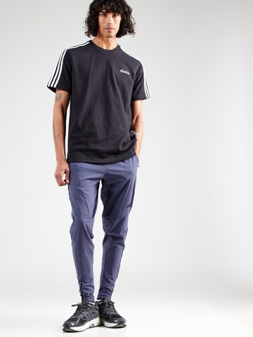 ADIDAS PERFORMANCE Tapered Sportbroek 'Designed for Training' in Blauw
