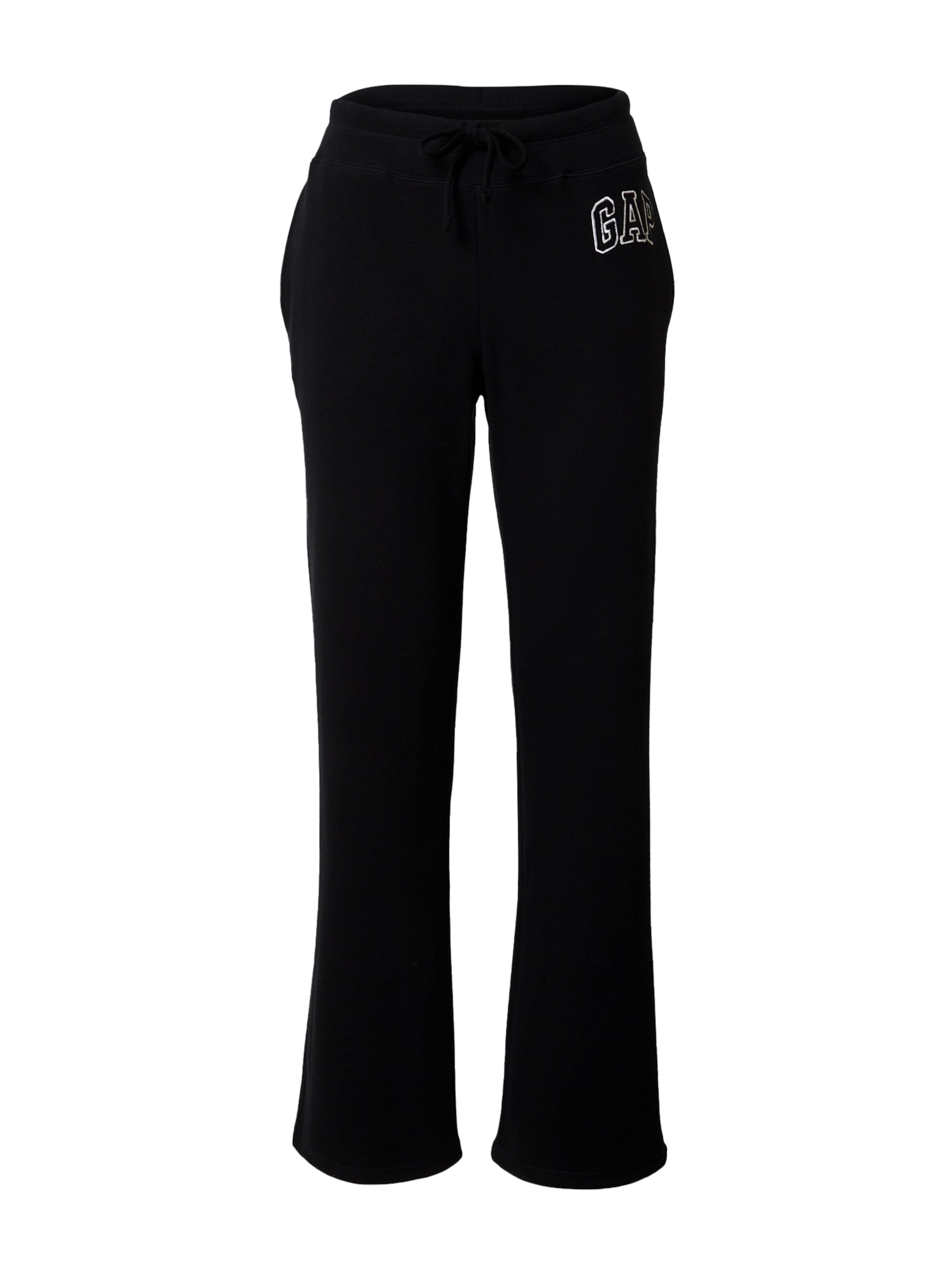 GAP Bootcut Broek in Zwart: voorkant