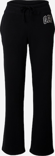 Pantaloni GAP pe negru / alb, Vizualizare produs
