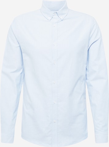 Coupe regular Chemise 'OXFORD' River Island en bleu : devant