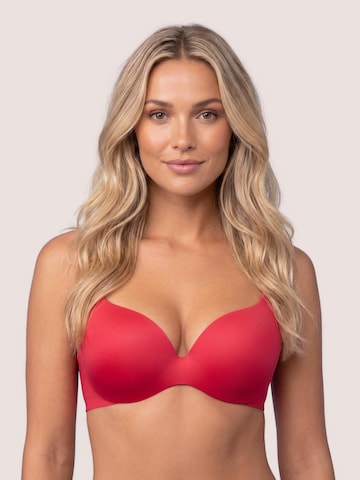 T-shirt Reggiseno 'Royal Fit' di Royal Lounge Intimates in rosso: frontale