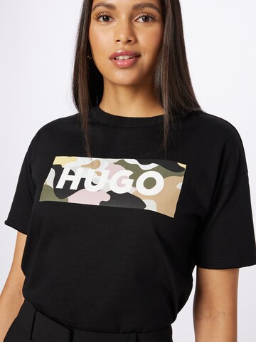 HUGO T-Shirt in Schwarz