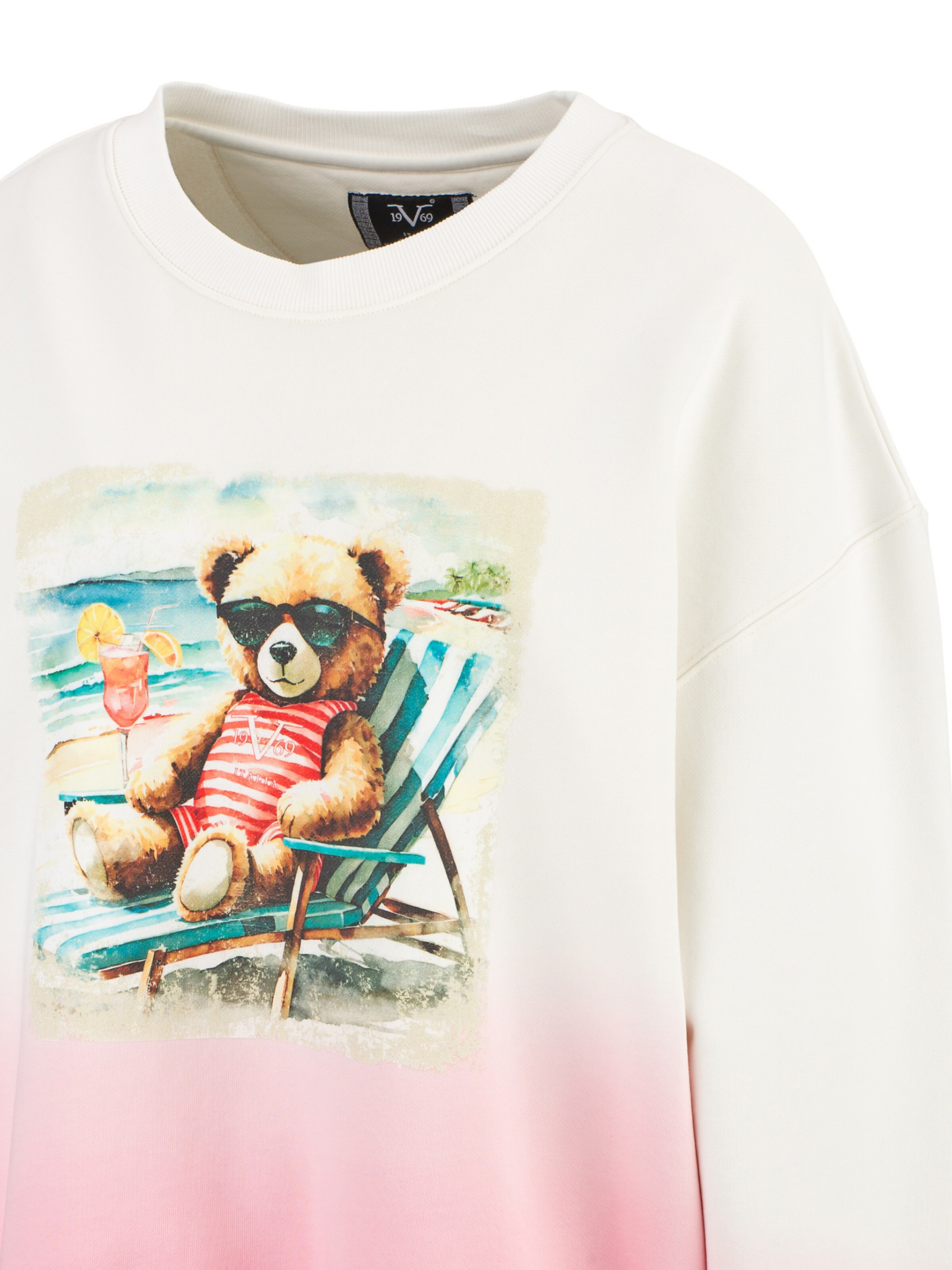 19V69 ITALIA Majica 'Sinja' | roza barva