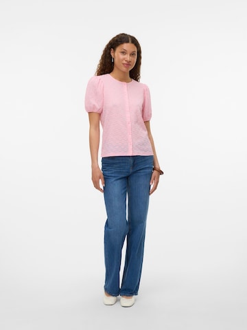Camicia da donna 'VMFlolwer' di VERO MODA in rosa