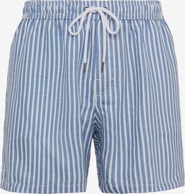 Shorts de bain Boggi Milano en bleu : devant