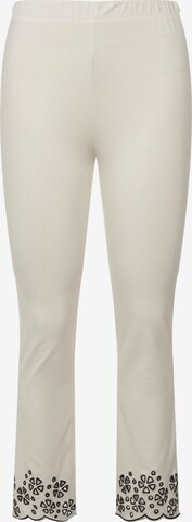 Ulla Popken Regular Pants in White: front