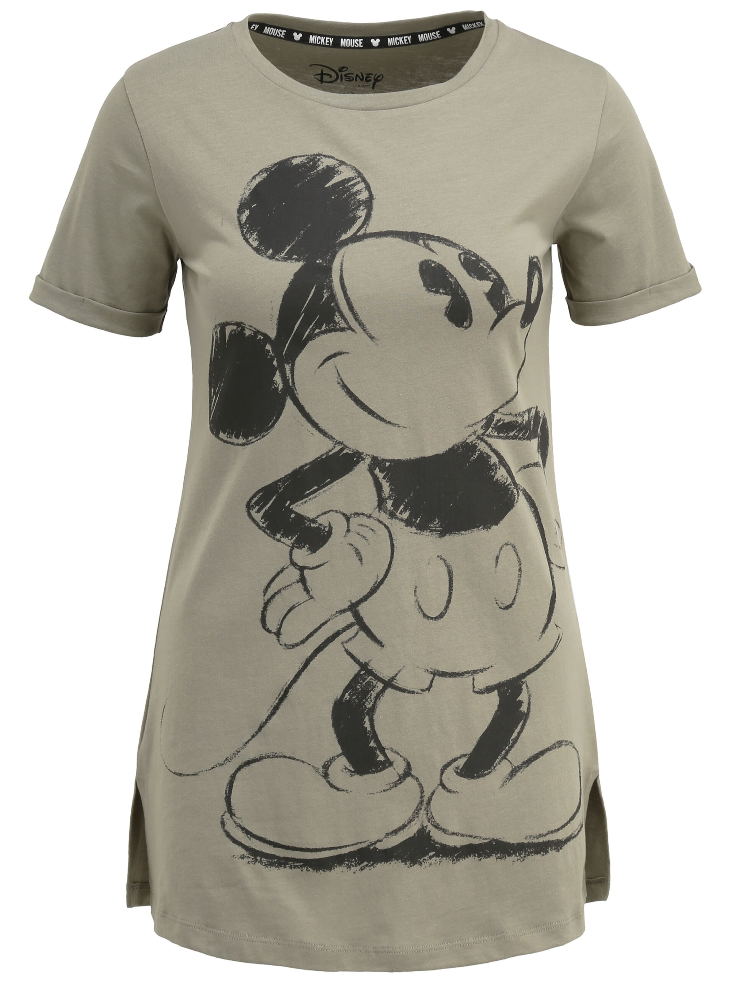 Course Shirt 'Mickey Mouse' in Groen: voorkant