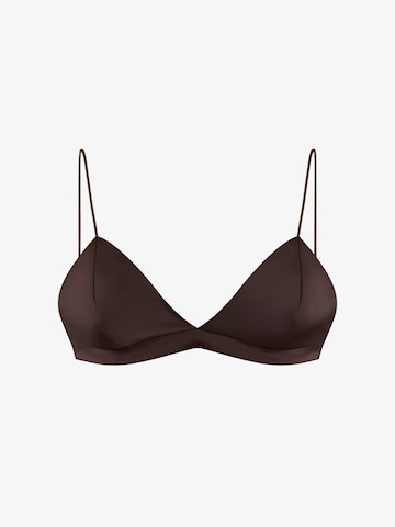 Jijil Top in Braun: Vorderseite