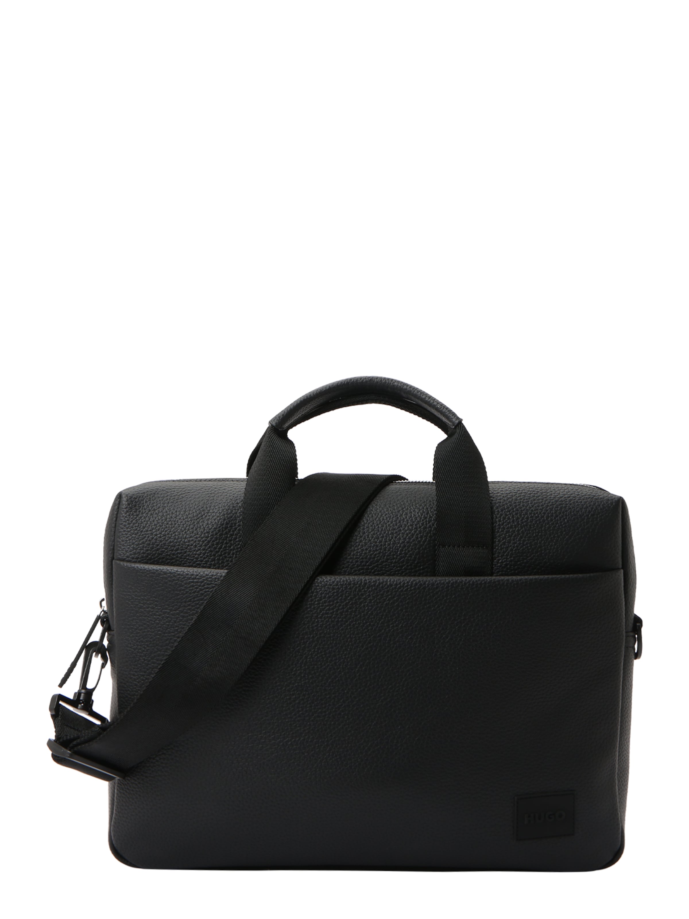 HUGO Laptop bag 'Ethon 2.0' in Black: front