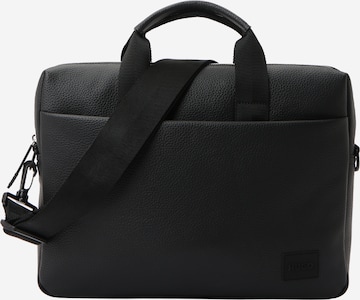 HUGOTorba za laptop 'Ethon 2.0' - crna boja: prednji dio