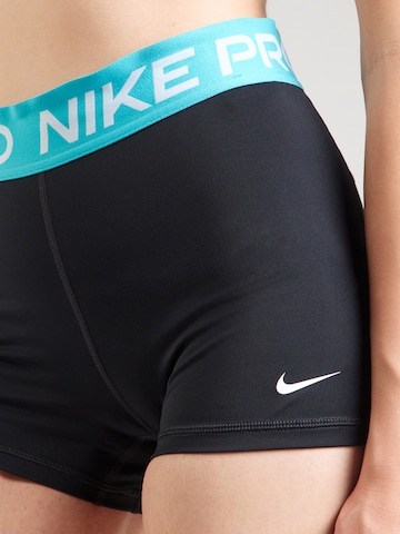 NIKE Скинни Спортивные штаны 'Pro' в Черный