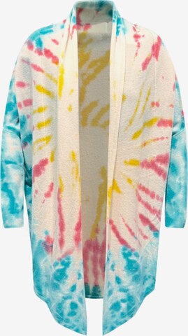 Rainbow Cashmere Knit Cardigan in Mixed colors: front