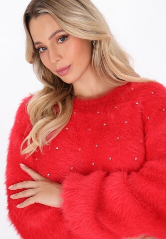 Pull-over faina en rouge