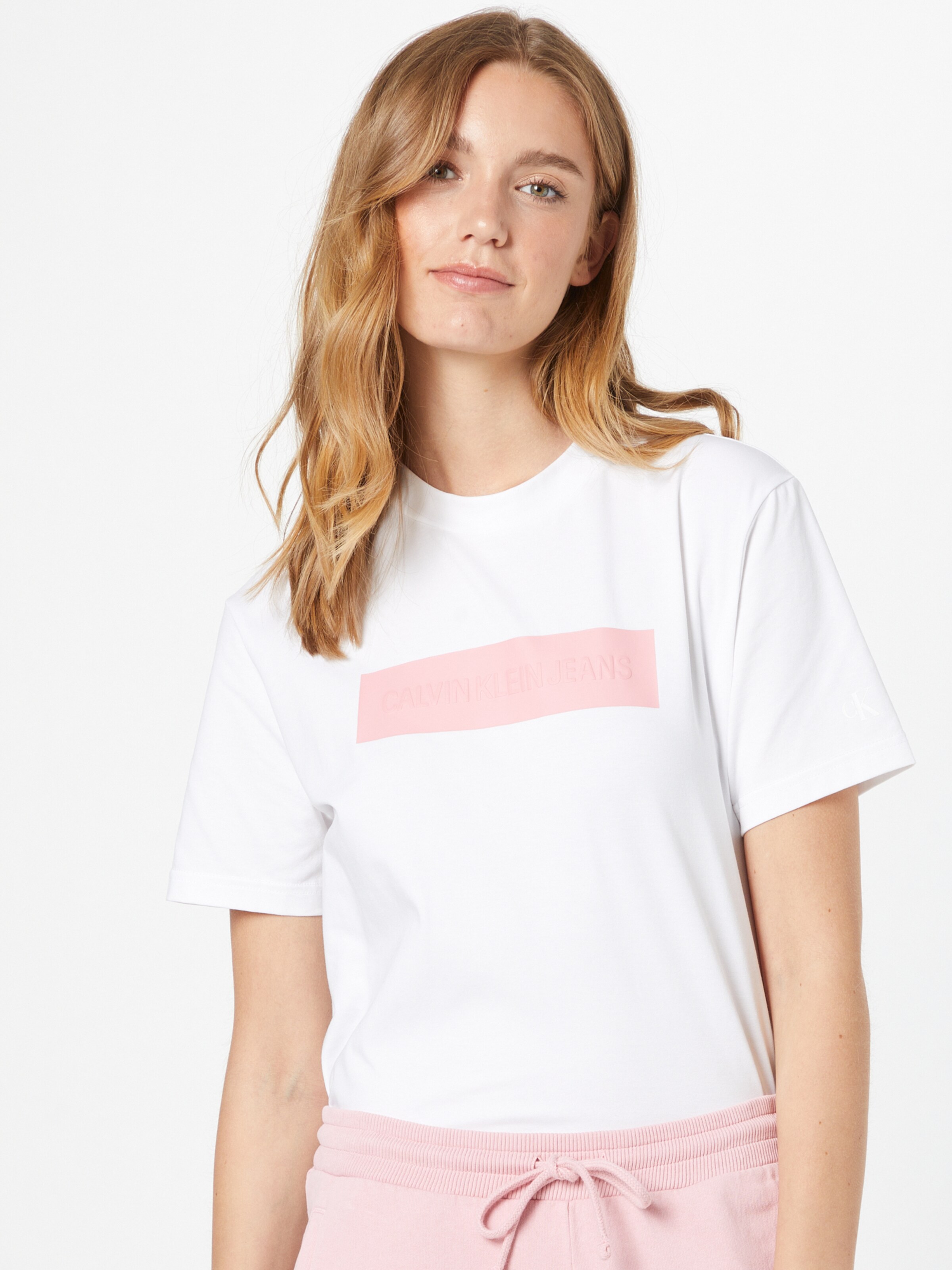 calvin klein t shirt damen rosa