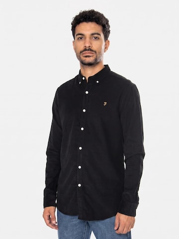 FARAH Comfort Fit Hemd 'Fontella'‌ in Schwarz