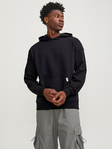 JACK & JONES Sweatshirt 'Collective' in Zwart: voorkant