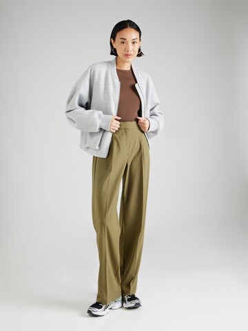 Soft Rebels Loose fit Pleated Pants 'Vilja' in Green