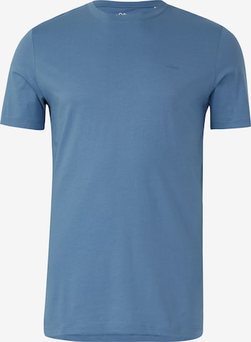 s.Oliver Men Tall Sizes Shirt in Blue: front