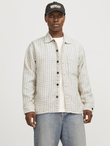 JACK & JONES Comfort Fit Hemd in Weiß: Vorderseite