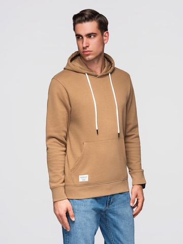 Sweat-shirt Ombre en marron