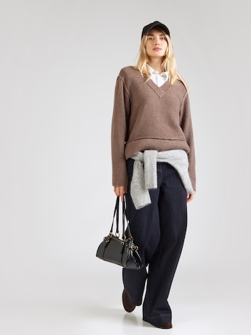 ABOUT YOU Sweter 'Lina' w kolorze beżowy