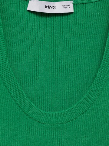 MANGO Knitted top 'RIRI' in Green