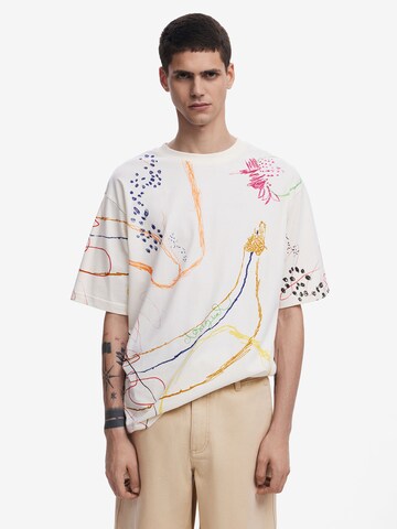 Desigual Футболка в Белый: спереди