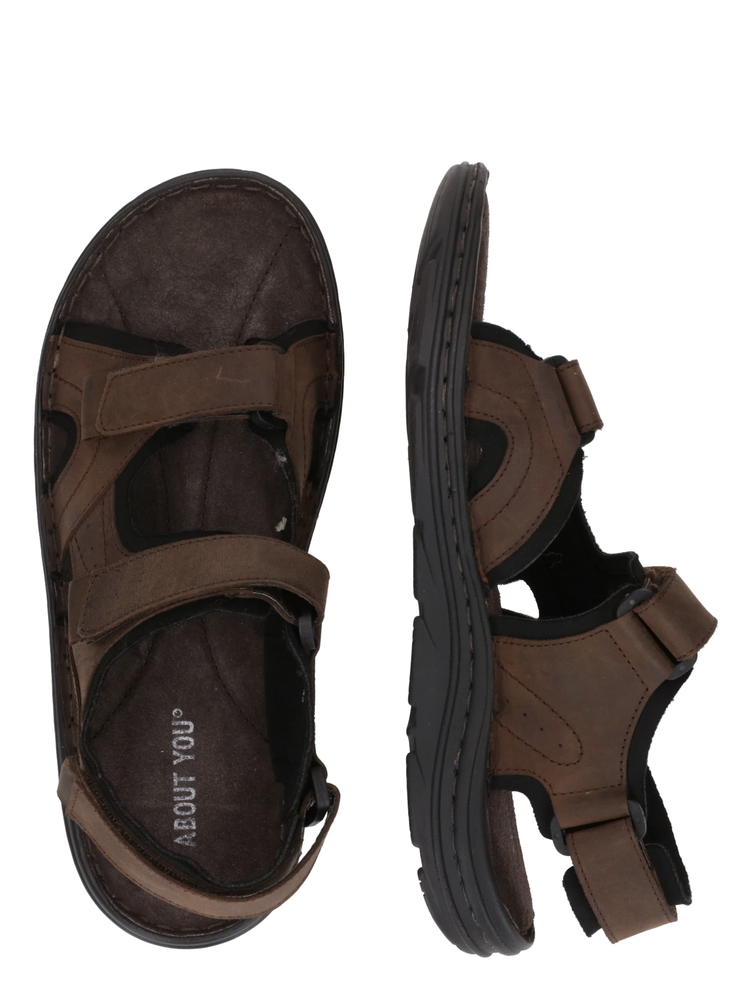 ABOUT YOU Sandále 'Peter' - Hnedá