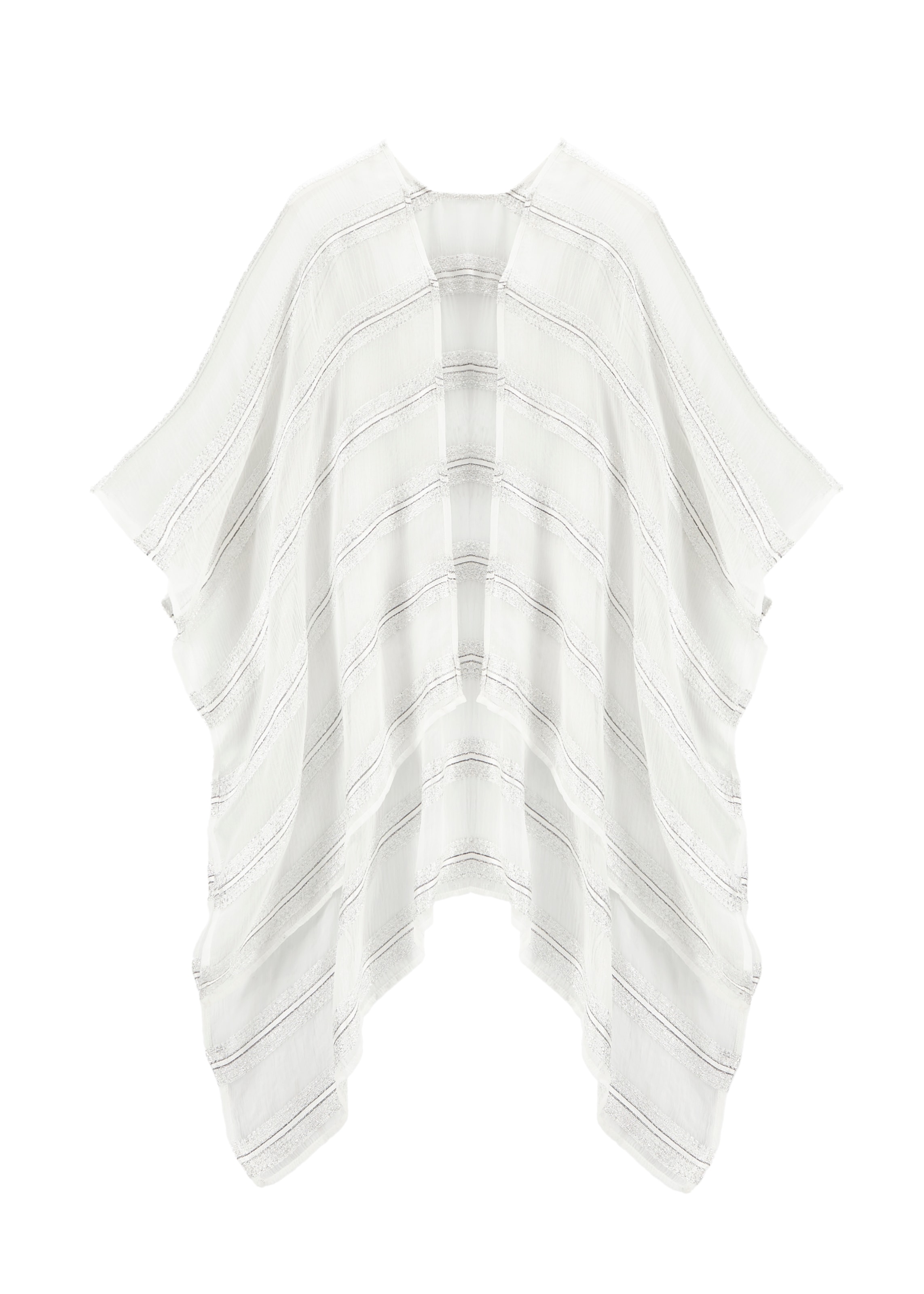 LASCANA Beach Towel in White: front