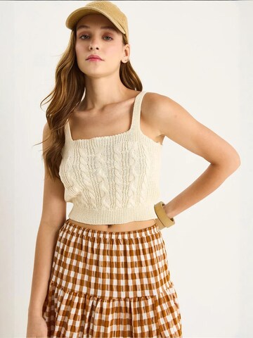 Bianco Lucci - Top de malha em bege