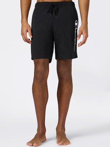 Champion Authentic Athletic Apparel Rövid fürdőnadrágok - fekete: elől