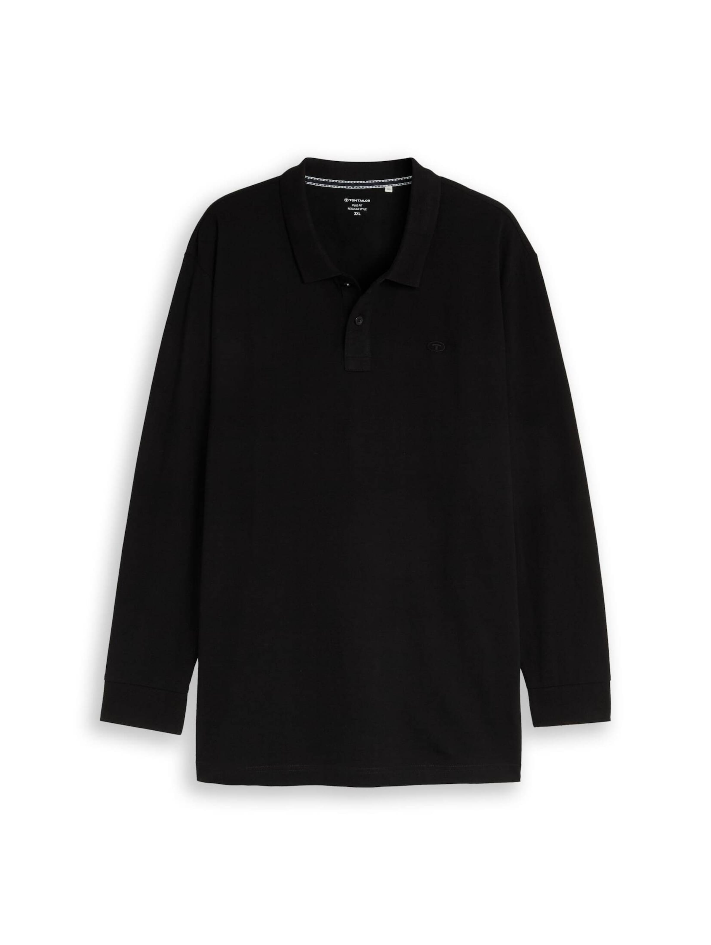 T-Shirt TOM TAILOR Men + en noir : devant