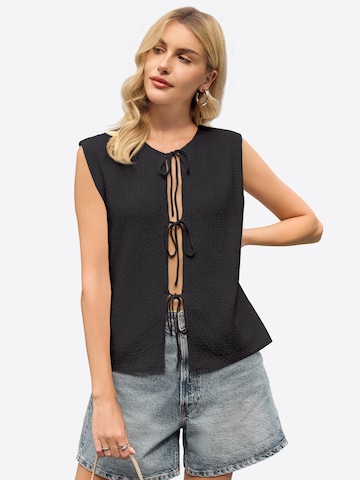 juoda Imily Bela Megzta liemenė: priekis