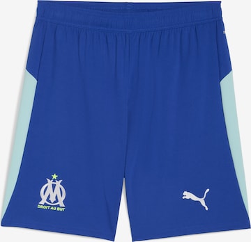 PUMA Sportbroek 'Olympique de Marseille 25/26' in Blauw: voorkant