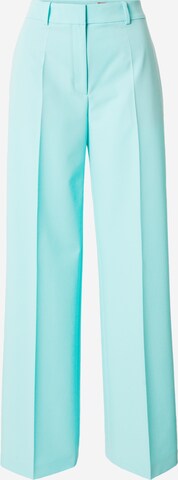 HUGO Wide leg Pantalon 'Halenar' in Blauw: voorkant