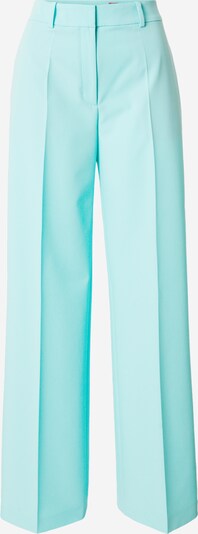 HUGO Pantalon à plis 'Halenar' en aqua, Vue avec produit